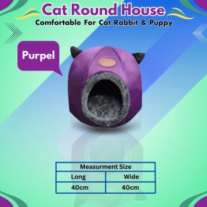Cat Round House (Purpel)
