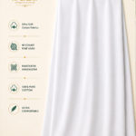 Premium 80-Count Handloom Lungi in Pure White | Pabna's 100-Year Weaving Heritage