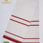 HF Men's Pure Cotton Lungi – 80 Count, 5.5 Hand, Mercerized Finish | Code: P-CHK-103