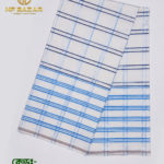 HF Men's Pure Cotton Lungi – 80 Count, 5.5 Hand, Mercerized Finish | Code: P-CHK-105