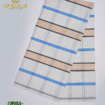 HF Men's Pure Cotton Lungi – 80 Count, 5.5 Hand, Mercerized Finish | Code: P-CHK-106